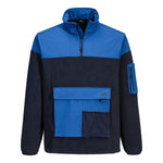 KX3 Fleecejacke mit 1/4 Reißverschluss - Dunkelmarine / Quarz (DQR)