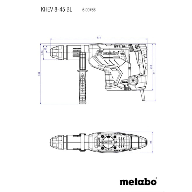 Kombihammer KHEV 8-45 BL (600766520) Kombihammer