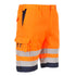 Leichte Hi-Vis Shorts aus Polyester-Baumwolle - Orange/Marine (ONR)