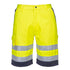 Leichte Hi-Vis Shorts aus Polyester-Baumwolle - Gelb/Marine (YNR)