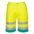 Leichte Hi-Vis Shorts aus Polyester-Baumwolle - Gelb/Teer (YTR)
