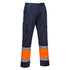 Hi-Vis Leichte Kontrast Service Bundhose Klasse 1 - Orange/Marine (ONR)
