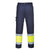 Hi-Vis Leichte Kontrast Service Bundhose Klasse 1 - Gelb/Marine (YNR)