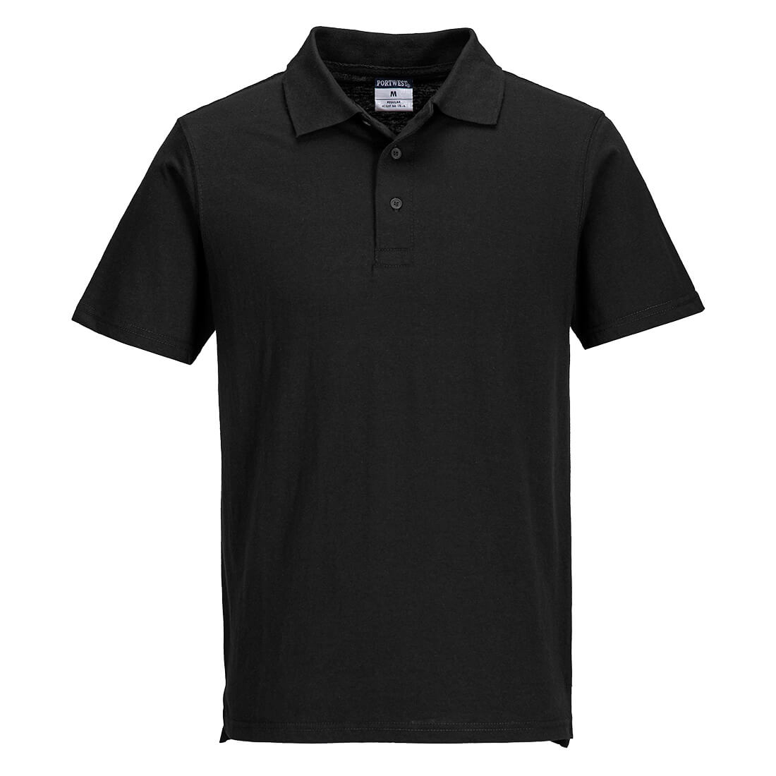 Polohemd aus leichtem Jersey (48 Stück pro Karton) - Schwarz (BKR)