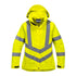Hi-Vis Damen Regenjacke atmungsaktiv - Gelb (YER)