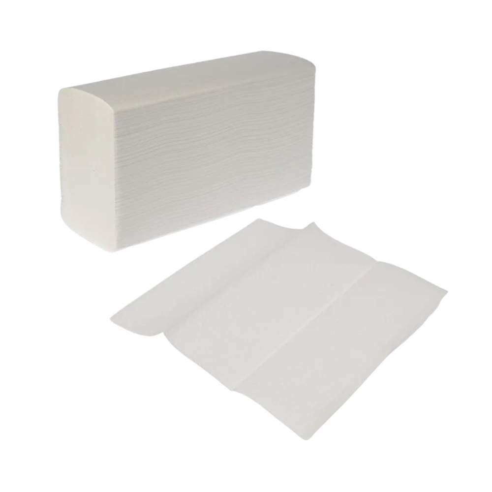 Falthandtuch Z-Falz, hochweiss, 2-lagig, ca. 210 x 240 mm - MELTEC GmbH