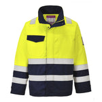 Modaflame Work Hi-Vis Multinorm Kontrast FR Jacke - Gelb/Marine (YNR)