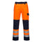 Modaflame Work HVO Hi-Vis Multinorm Kontrast FR Bundhose - Orange/Marine (ONR)