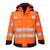 Modaflame Rain + Hi-Vis Multinorm Kontrast FR Jacke - Orange/Marine (ONR)