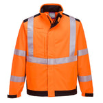 Modaflame Hi-Vis Multinorm FR Softshelljacke - Orange/Marine (ONR)