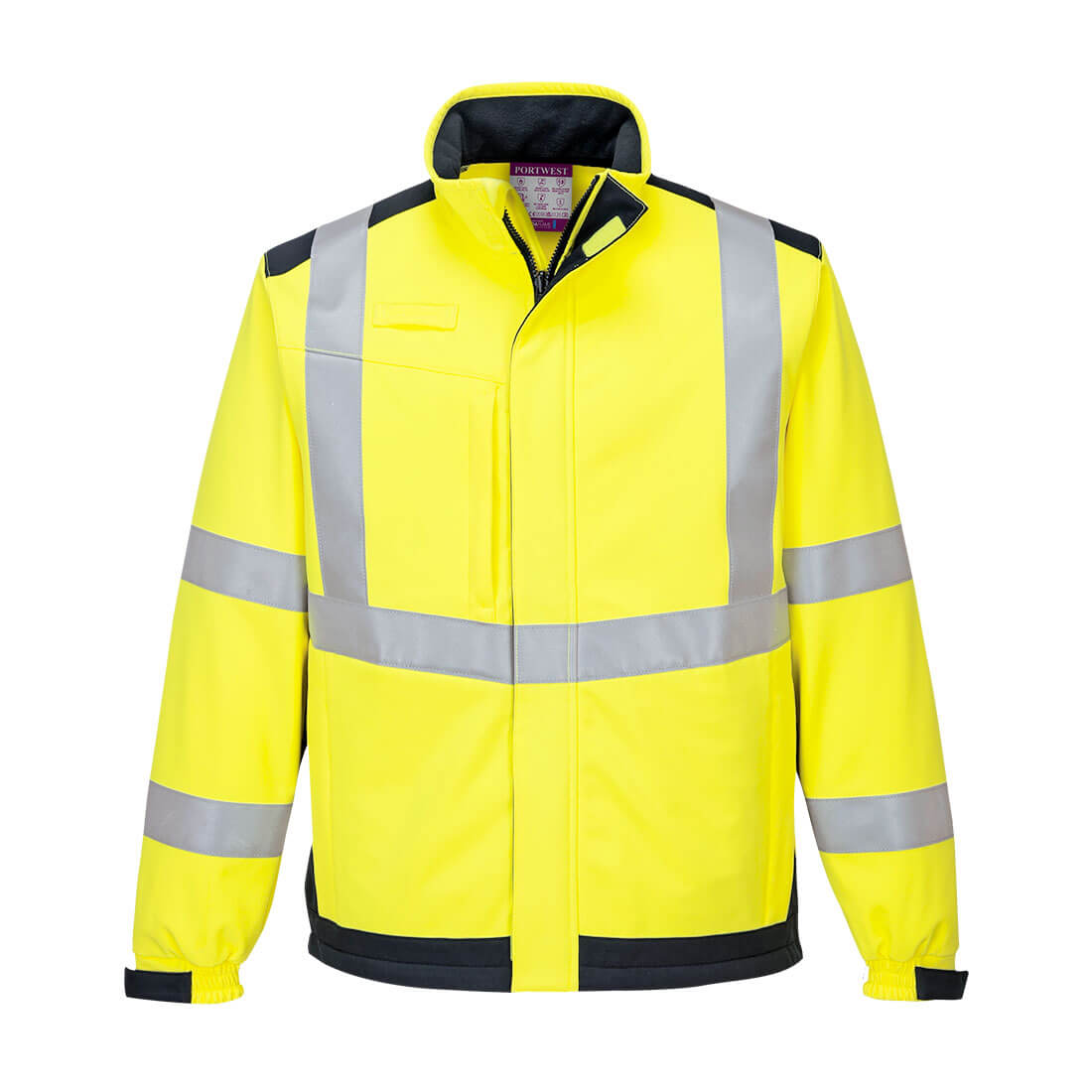 Modaflame Hi-Vis Multinorm FR Softshelljacke - Gelb/Marine (YNR)