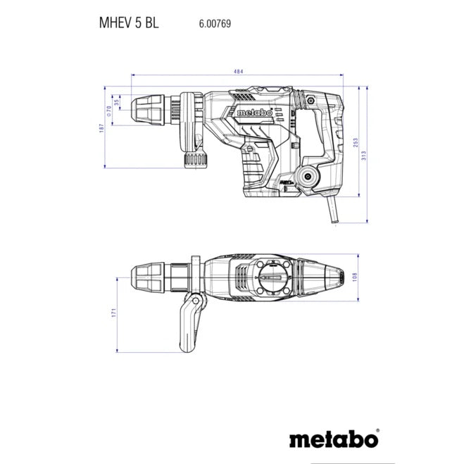 Meißelhammer MHEV 5 BL (600769520) Meißelhammer