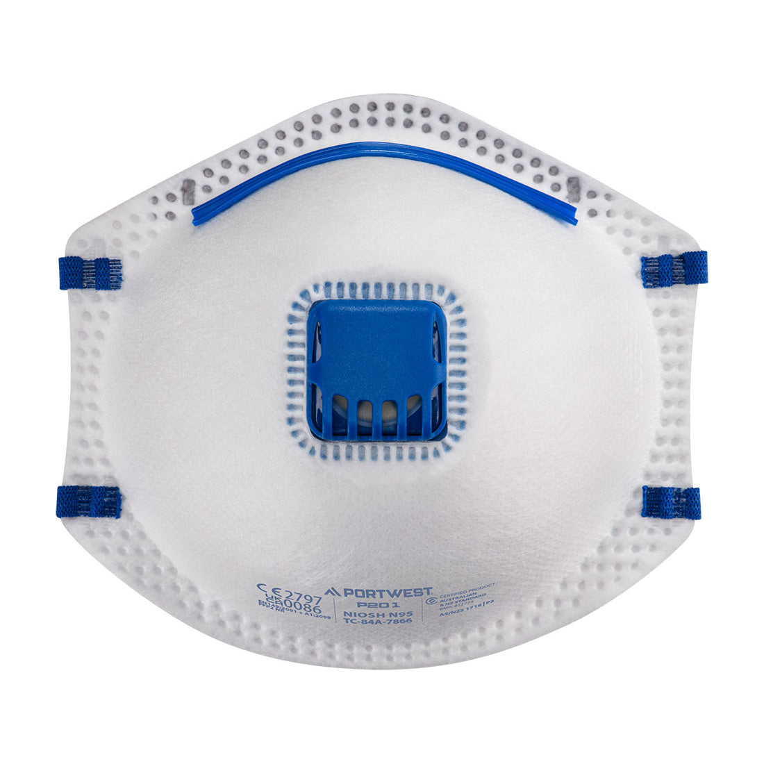 FFP2 Feinstaubmaske mit Ventil - Weiss (WHR)