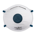 FFP2 Dolomit Feinstaubmaske mit Ventil - Weiss (WHR)
