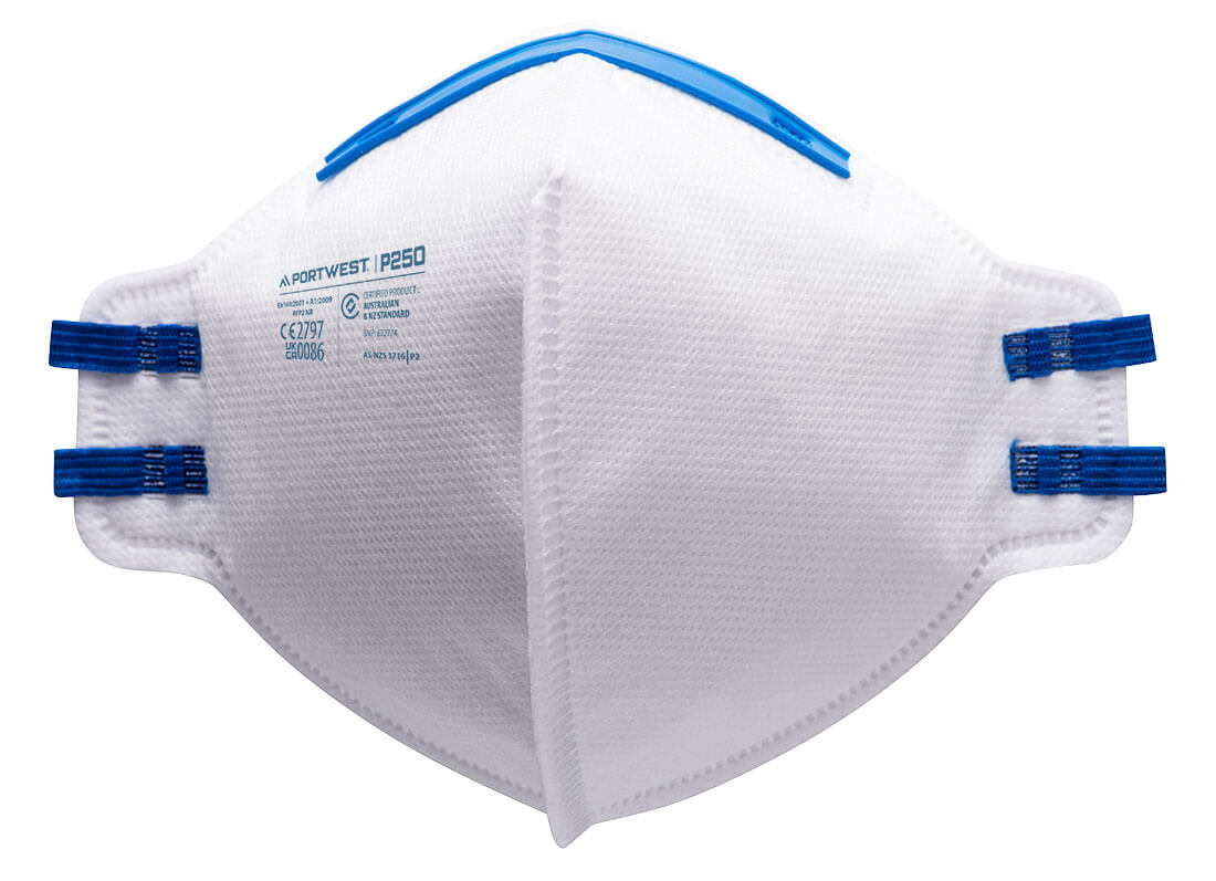 FFP2 Faltbare Feinstaubmaske - Weiss (WHR)