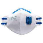 FFP2 Faltbare Feinstaubmaske mit Ventil - Weiss (WHR)