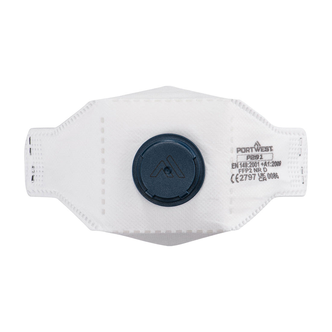 EAGLE FFP2 Ventilierte Dolomit-Faltatemschutzmaske (Pk10) - Weiss (WHR)