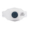 EAGLE FFP2 Ventilierte Dolomit-Faltatemschutzmaske (Pk10) - Weiss (WHR)