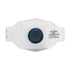 EAGLE FFP2 Ventilierte Dolomit-Faltatemschutzmaske (Pk10) - Weiss (WHR)