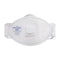 Dreifach gefaltete Dolomit Atemschutzmaske mit Ventil, FFP3 (10er-Pack) - Weiss (WHR)