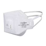 EAGLE PRO FFP3 Dolomit faltbare Feinstaubmaske mit Ventil (10er Pack) - Weiss (WHR)