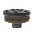 A2 Gasfilter Universalgewinde (Pk6) - Schwarz (BKR)