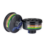 ABEK2 Gasfilter Universalgewinde (Pk4) - Schwarz (BKR)