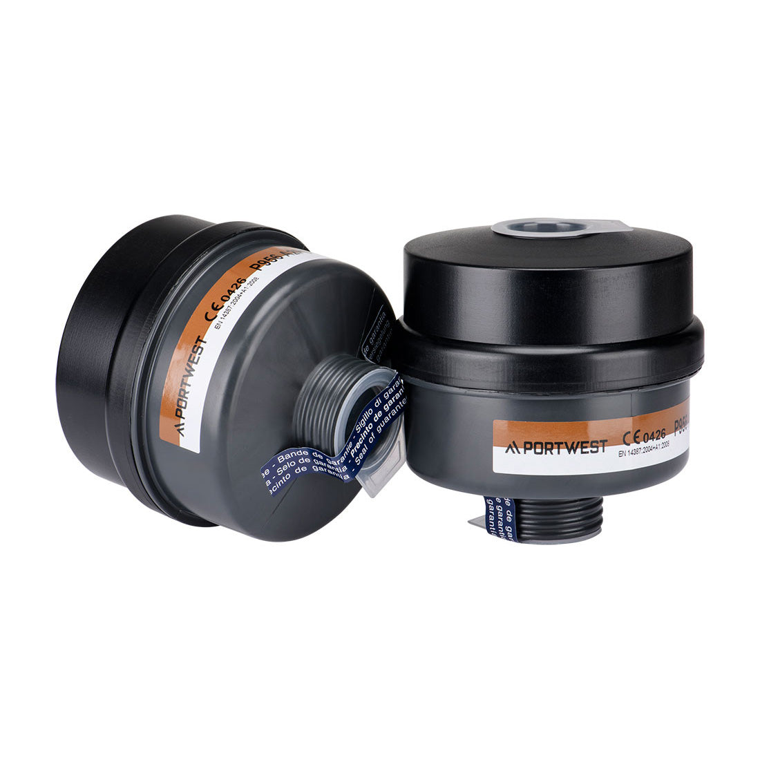 A2P3 Kombinationsfilter Universalgewinde (Pk4) - Schwarz (BKR)