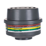 ABEK1P3 Kombinationsfilter mit Schraubgewinde - Grau (GRR)