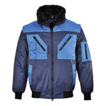 Zweifarbige Pilotjacke - Marine (NAR)