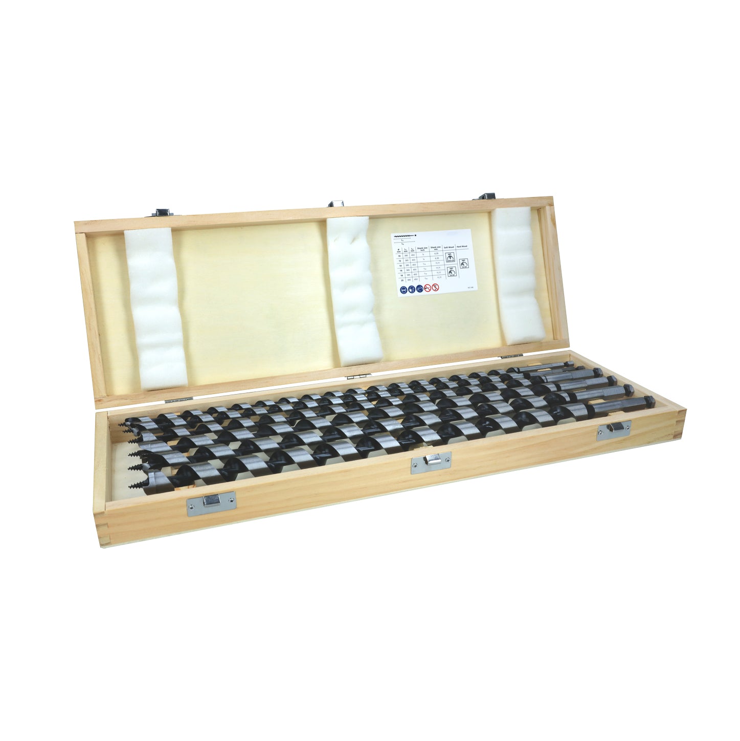 Bosch PRO Wood Holzschlangenbohrer Set, L450 mm, 6-tlg