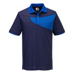 PW2 Cotton Comfort Polo Shirt S/S - Marine/Royal (NRR)