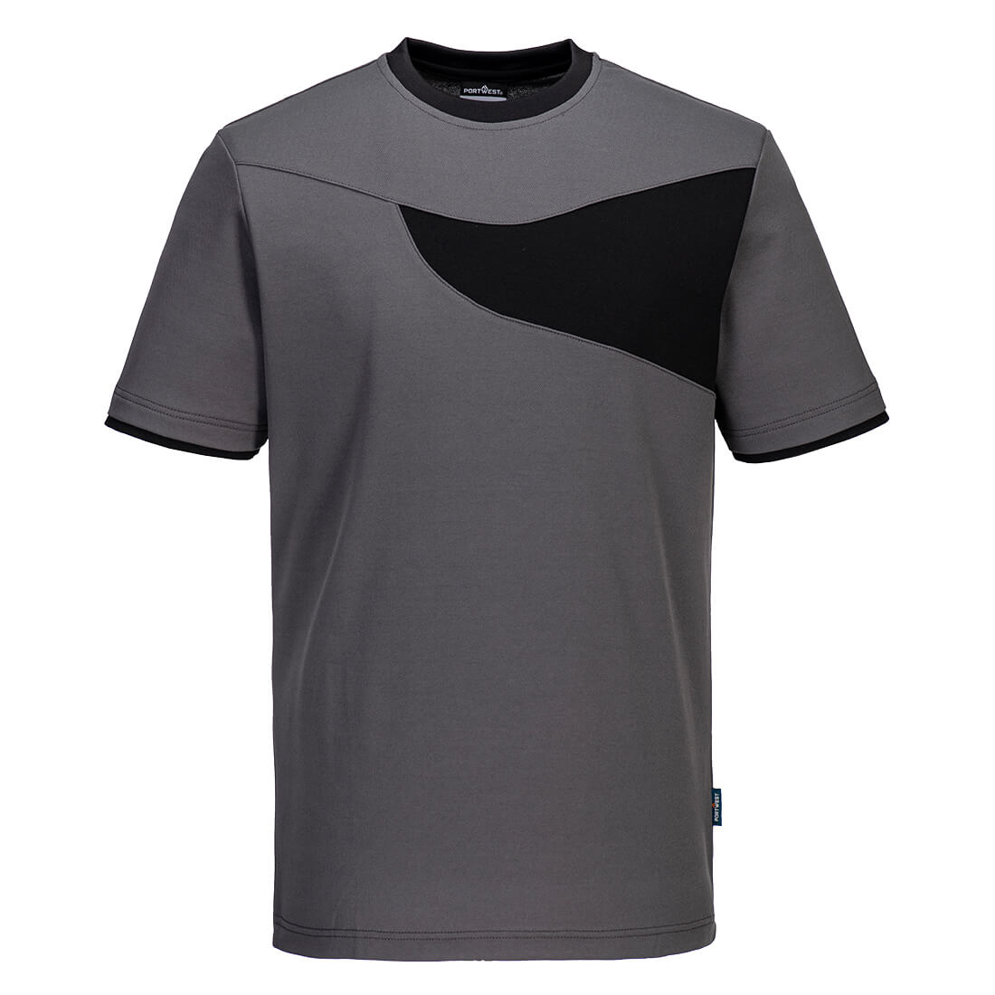 PW2 T-Shirt S/S - ZoomGrau/Schwarz (ZBR)
