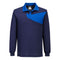 PW2 Baumwoll-Komfort-Poloshirt L/S - Marine/Royal (NRR)