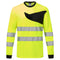 PW 2 Warnschutz T-Shirt langarm - Gelb/Schwarz (YBR)
