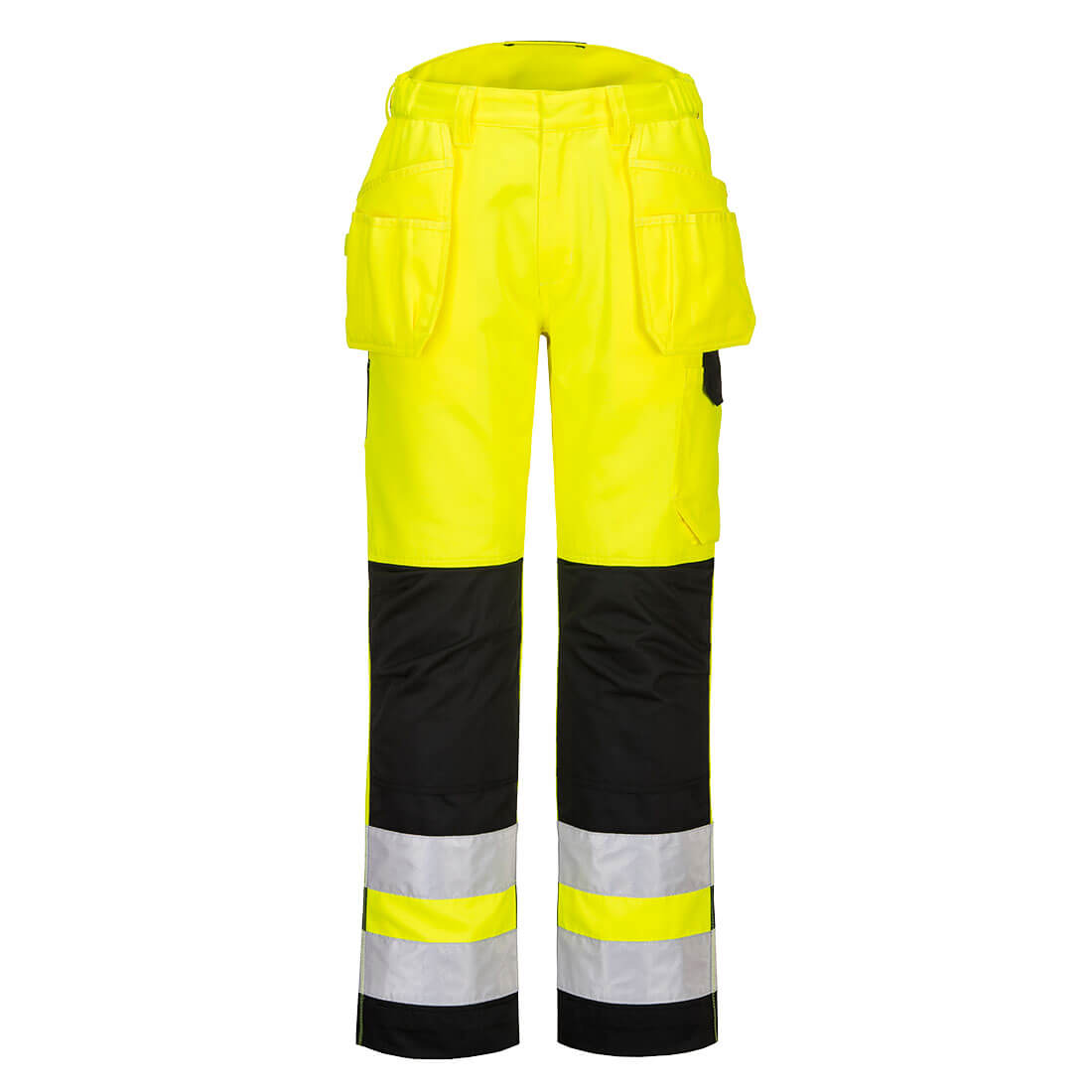 PW2 warnschutz-bundhose mit holstertaschen - Gelb/Schwarz (YBR)