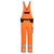 PW2 Warnschutz- Latzhose - Orange/Schwarz (OBR)