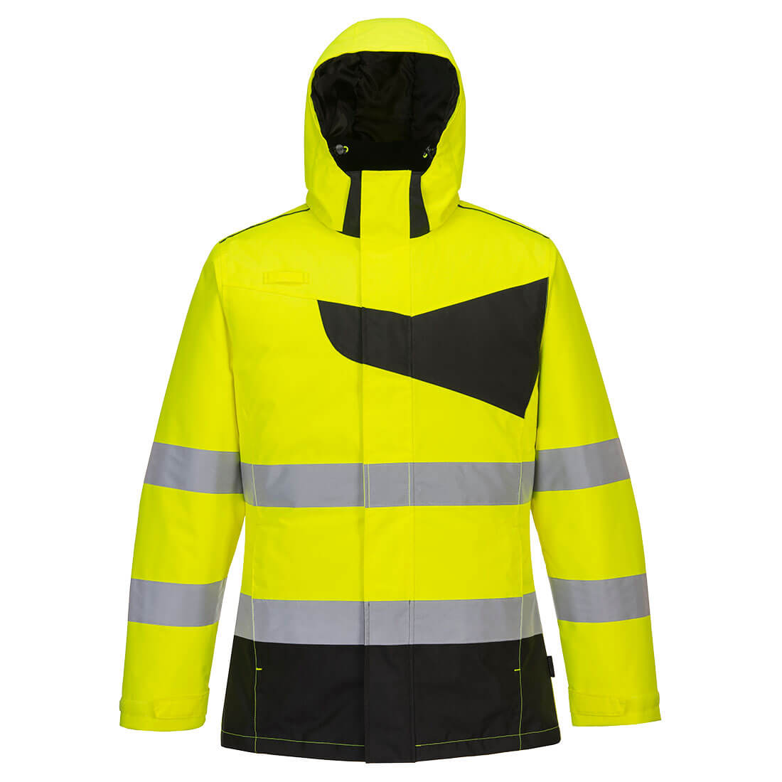 PW2 Hi-Vis Winterjacke - Gelb/Schwarz (YBR)