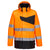 PW2 Warnschutz Regenjacke - Orange/Schwarz (OBR)