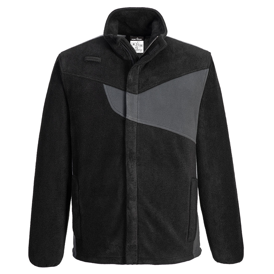 PW2 Fleecejacke - Schwarz/ZoomGrau (BZR)
