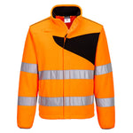 PW2 Warnschutz-Fleecejacke - Orange/Schwarz (OBR)