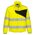 PW2 Warnschutz Softshell-Jacke (2L) - Gelb/Schwarz (YBR)