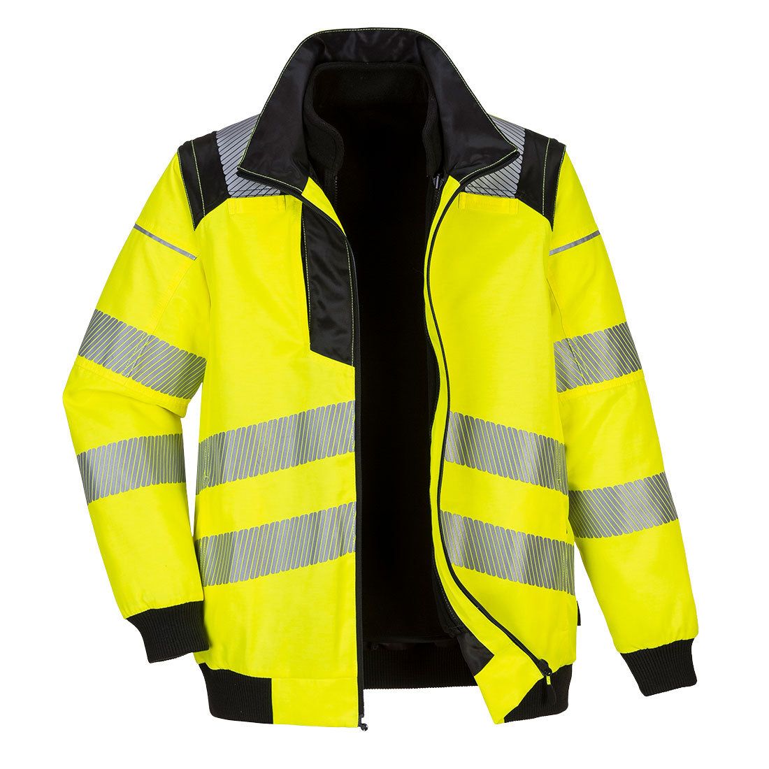 PW3 Hi-Vis 3-in-1 Pilotjacke - Gelb/Schwarz (YBR)