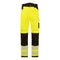 PW3 Leichte Hi-Vis Stretch Arbeitsbundhose - Gelb/Schwarz (YBR)