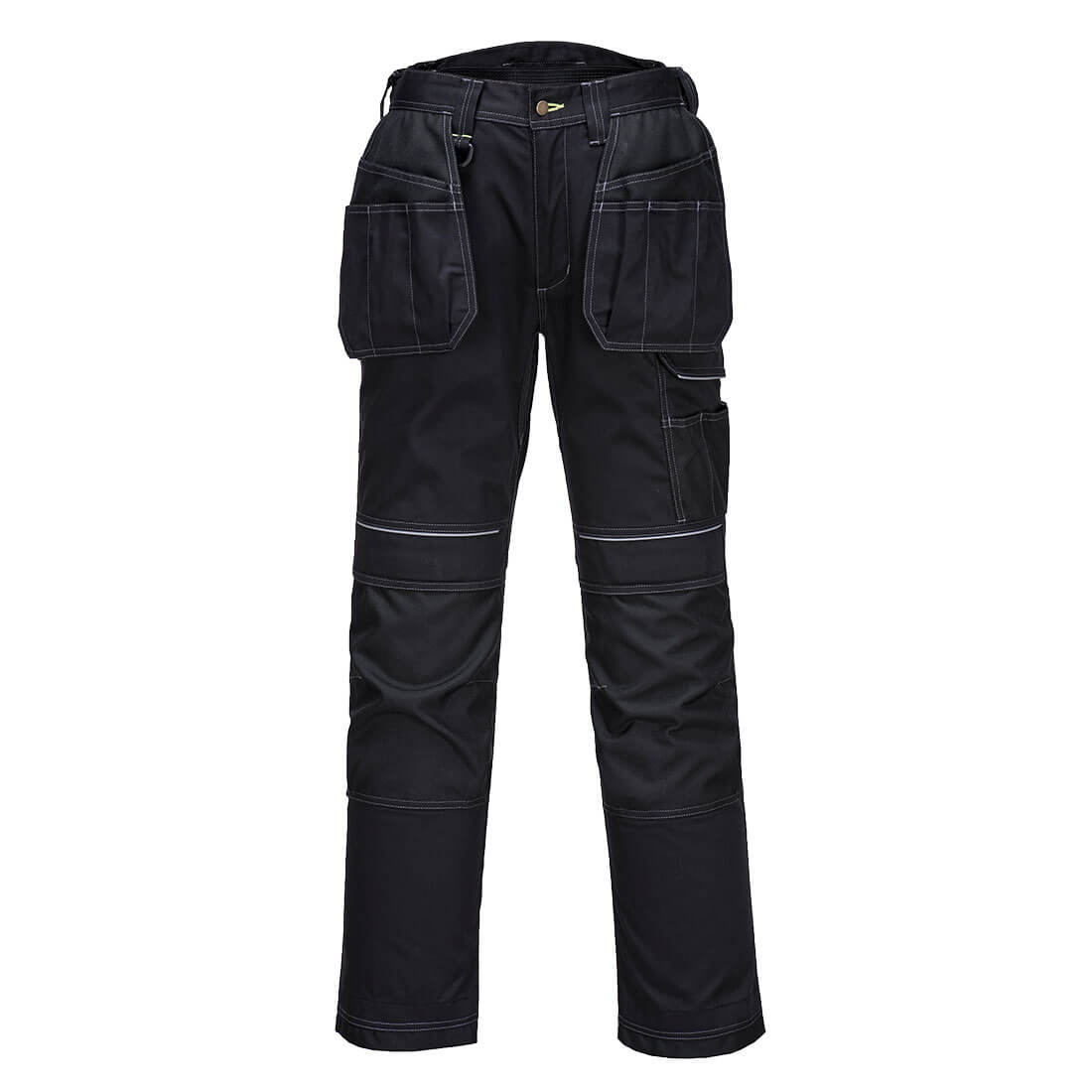 PW3 Stretch Bundhose mit Holstertaschen - Schwarz (BKR)