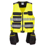 PW3 Hi-Vis Werkzeugweste Klasse 1 - Gelb/Schwarz (YBR)