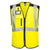 PW3 Hi-Vis Exekutiv Weste - Gelb/Schwarz (YBR)