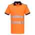 PW3 Hi-Vis Polo Shirt  S/S - Orange/Schwarz (OBR)