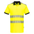 PW3 Hi-Vis Polo Shirt  S/S - Gelb/Schwarz (YBR)
