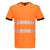 PW3 Hi-Vis T-Shirt  S/S - Orange/Schwarz (OBR)